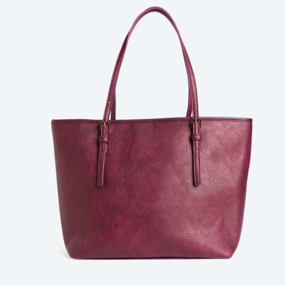Urban Expressions Robi Classic Work Tote Burgundy